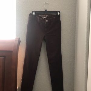 American Eagle maroon jeggings